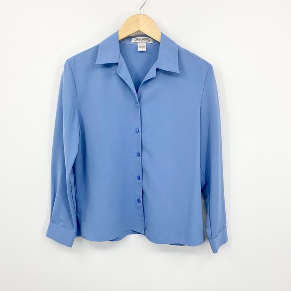 Linea Donna Button Down Career Casual Top S/M - Picture 6 of 12